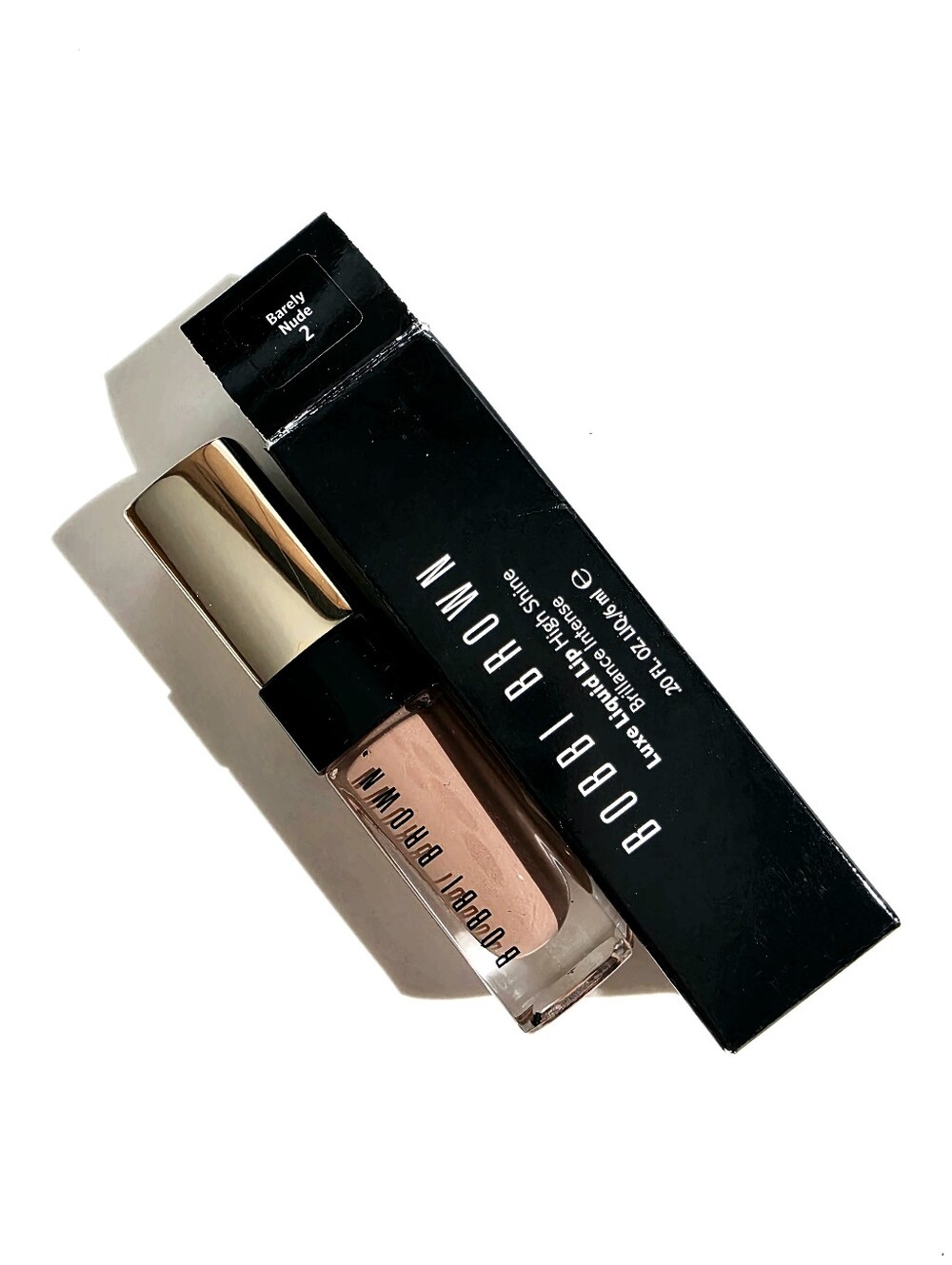 Bobbi brown Luxe Liquid Lip High Shine #2 Barely Nude New